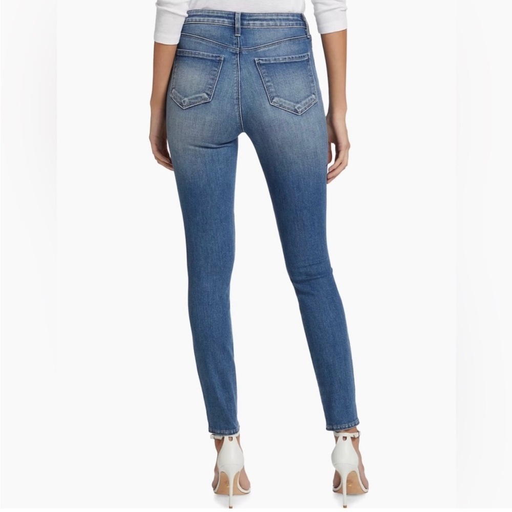 L'AGENCE Monique Ultra High Rise Skinny Cotton Blend Denim Jeans Size 27